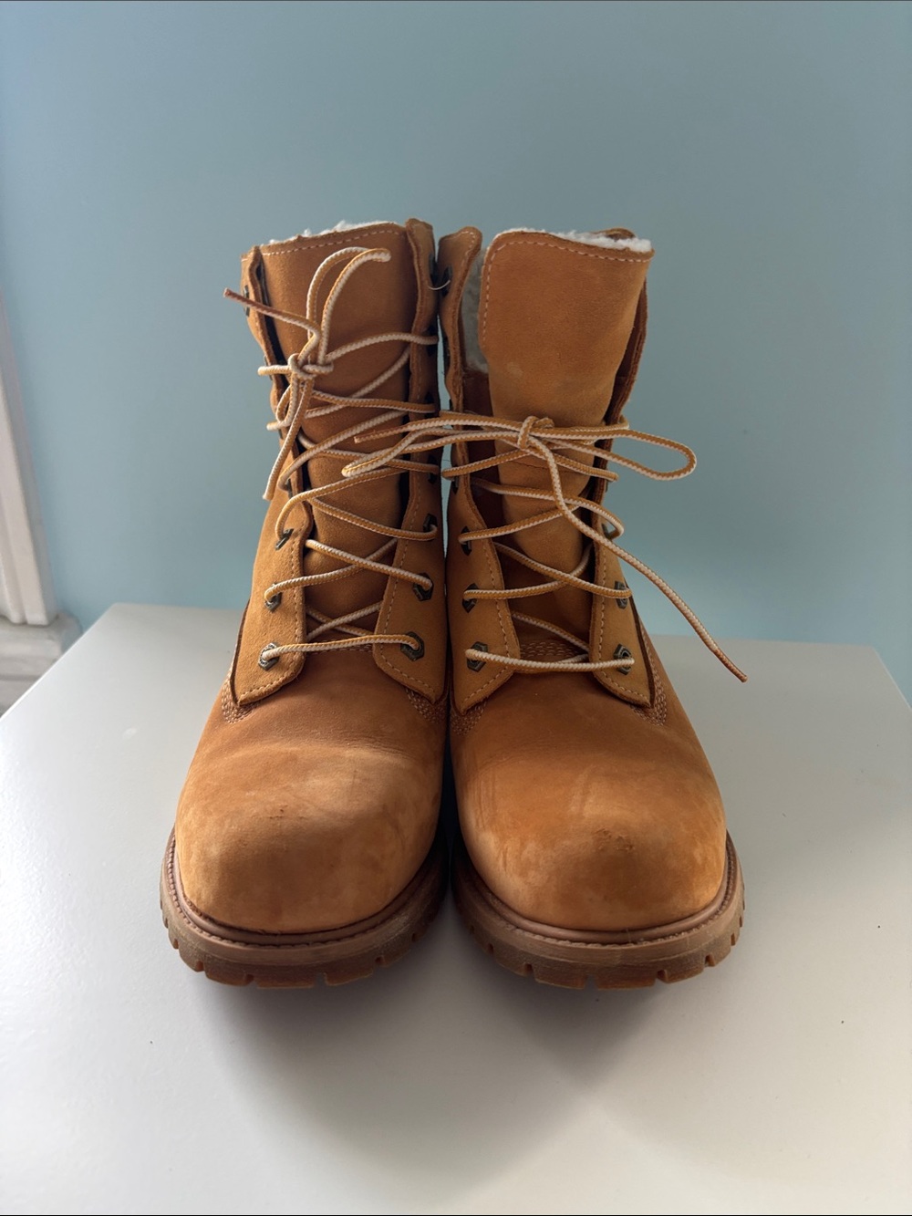Timberland Wheat Lace-Up Work Boots